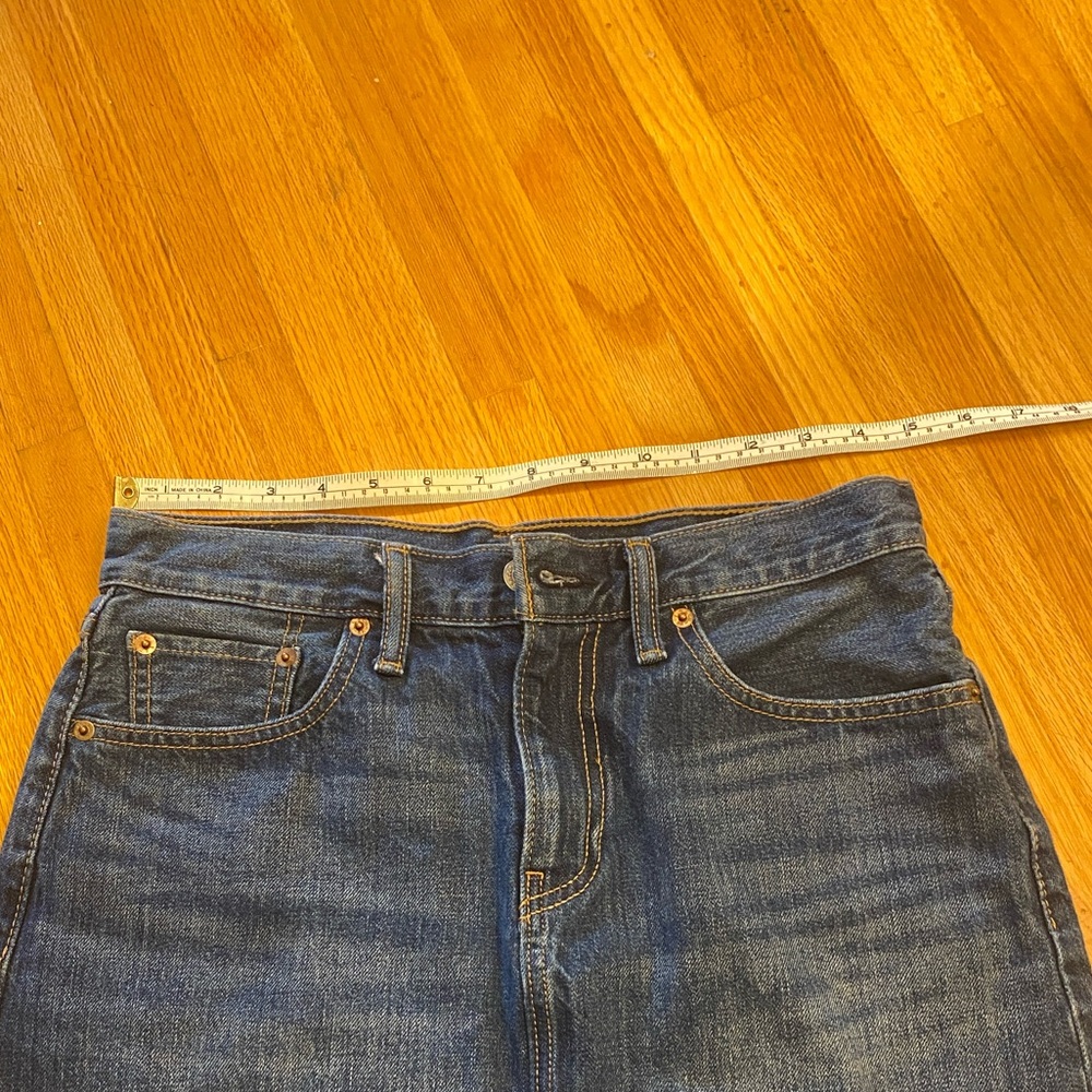 Levi's Dark Blue Mini Skirt - Picture 5 of 16
